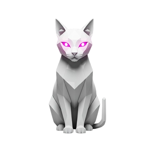 Gato representando la visión y agilidad de Laweb.work